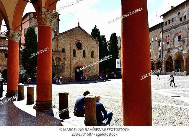 Santo Stefano Piazza, Bologna, Emilia-Romagna, Italy, Europe