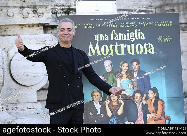 Massimo Ghini during the photocall of movie ' Una famiglia mostruosa'
