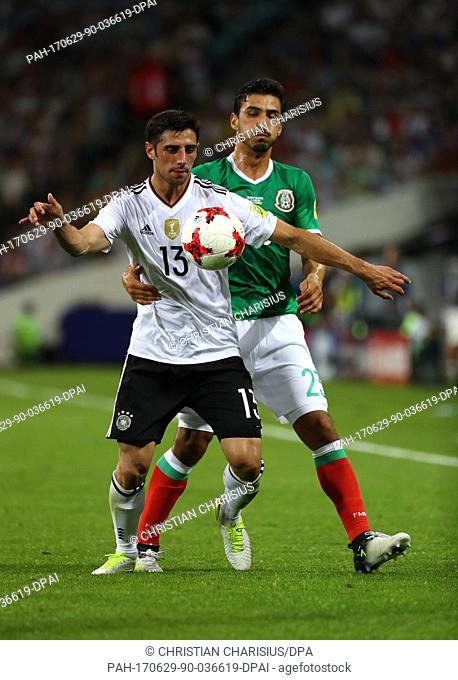 FuÃŸball: Confederations Cup, Deutschland - Mexiko, Finalrunde, Halbfinale am 29.06.2017 im Fisht Stadium in Sotschi, Russland