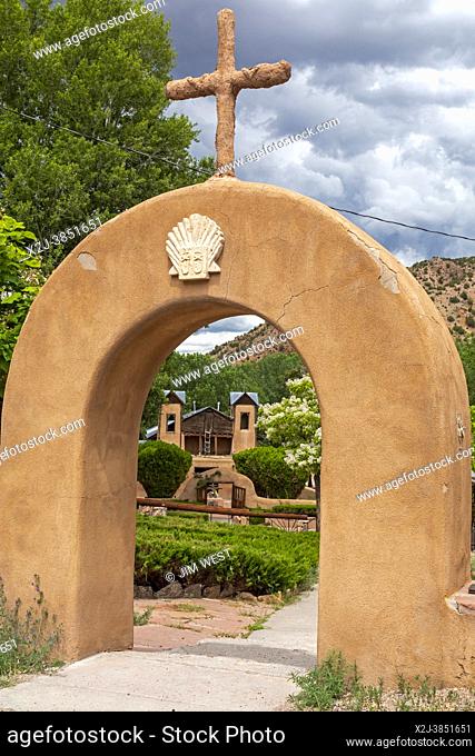 Chimayo, New Mexico - The Christ of Esquipulas Chapel at El Santuario de Chimayo, a Roman Catholic pilgrimage shrine in the mountains of northern New Mexico