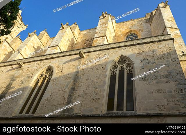 Cathedral Basilica of Santa Maria, Ciutadella, Menorca, Balearic Islands, Spain