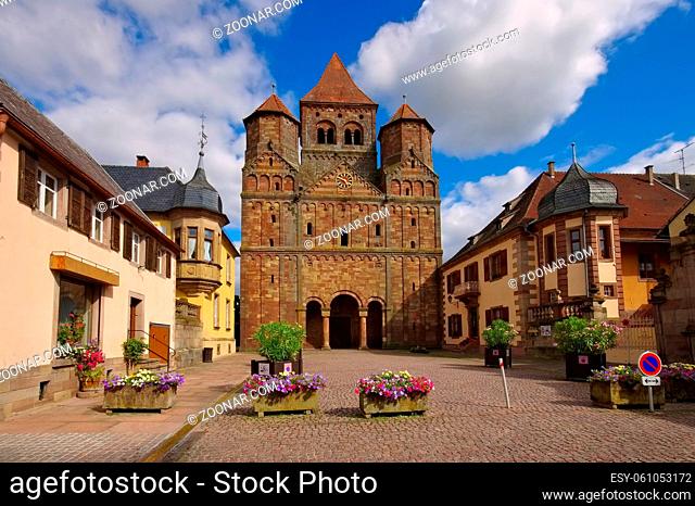 Marmoutier Abbaye Saint-Etienne im Elsass - Marmoutier Abbaye Saint-Etienne in Alsace, France