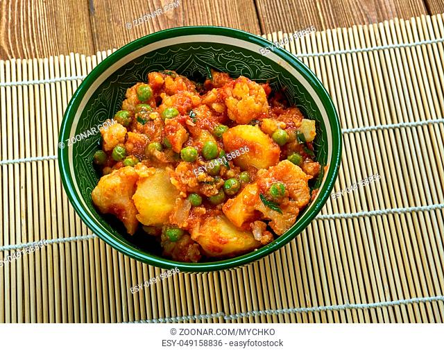 Sooka Aaloo Simla Mirch - Baby potatoes and crunchy bell peppers make this dish in Punjabi Style