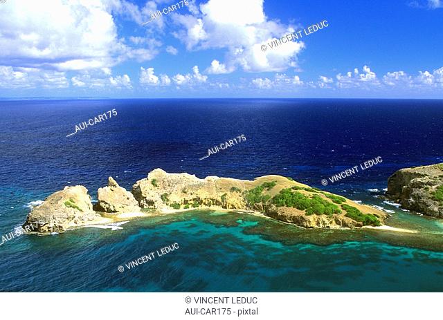 French Caribbean - Caribbean Islands - Les Saintes - Terre de Haut - Pompierre Bay - The Pierced Rock