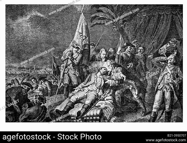 Death of Montcalm. Louis-Joseph de Montcalm-Grozon, marquis de Montcalm de Saint-Veran (28 February 1712 – 14 September 1759) was a French soldier best known as...