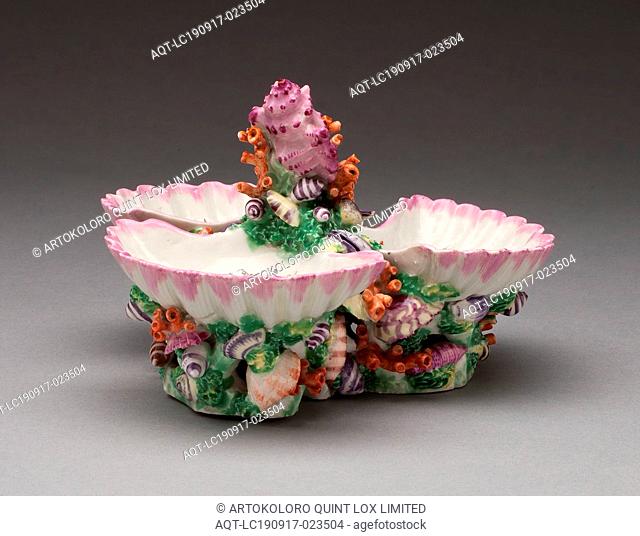 Sweetmeat Stand, c. 1770, Worcester Porcelain Factory, Worcester, England, founded 1751, Worcester, Soft-paste porcelain with polychrome enamels, 12