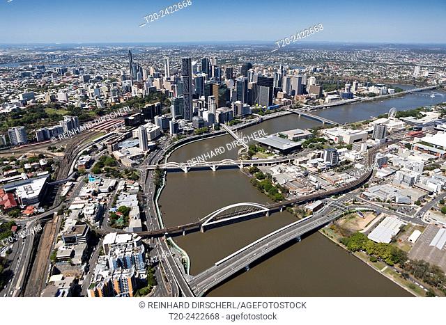 Skyline of Brisbane, Brisbane, Australia