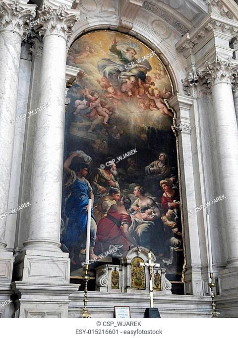 Interior santa maria della salute church Stock Photos and Images ...