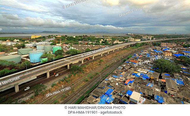 Eastern Freeway Flyover Mumbai Maharashtra India Asia