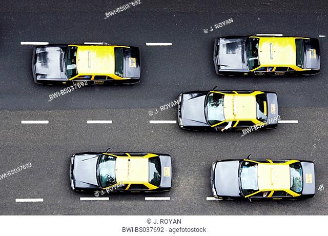running cabs from above, Argentina