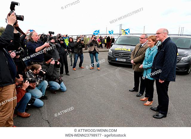 SNP Leader and First Minister Nicola Sturgeon kicks off the final week of Holyrood election campaigning, meeting up with Deputy First Minister John Swinney and...