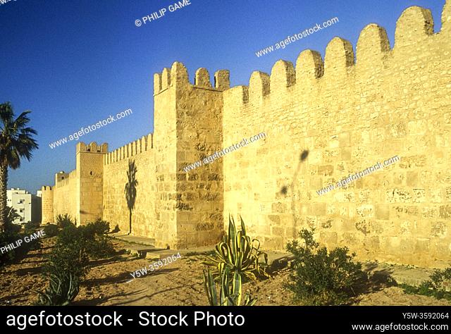 Sfax, Tunisia. Ramparts of the Medina, built by the Aghlabids in the 9th century AD