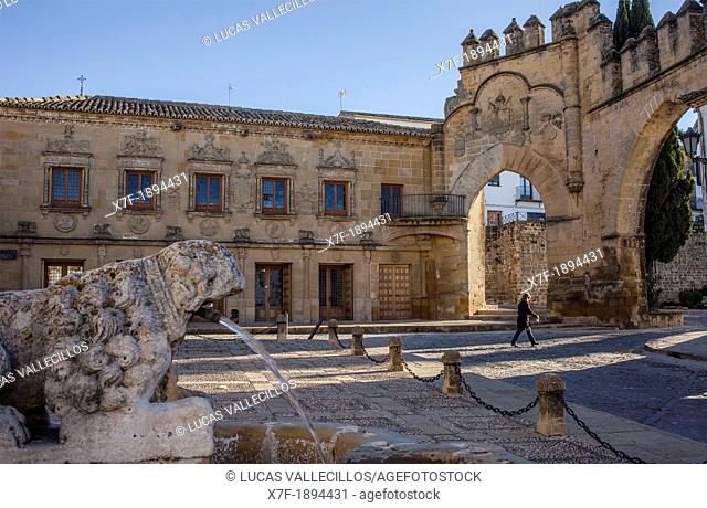 Plaza del Populo o de los leones, Baeza  Jaén province, Andalusia, Spain