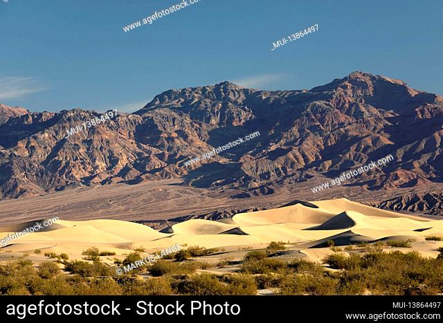 Mesquite Sand Dunes, Death Valley National Park, California, United States, USA