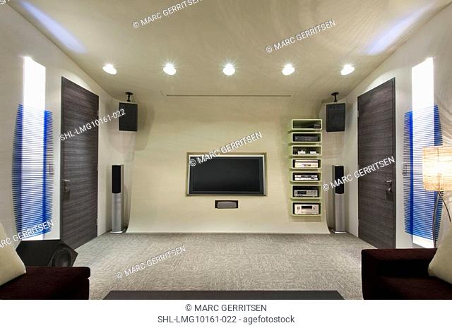 Modern entertainment room
