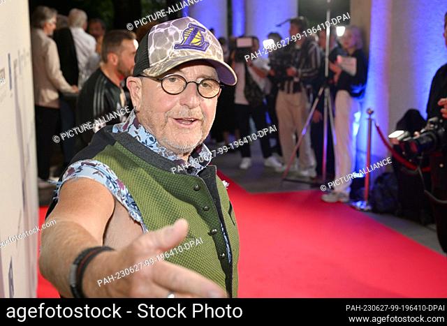 26 June 2023, Bavaria, Munich: Actor Martin Semmelrogge celebrates at the UFA reception at Munich's Park Café. The film production company celebrated with many...