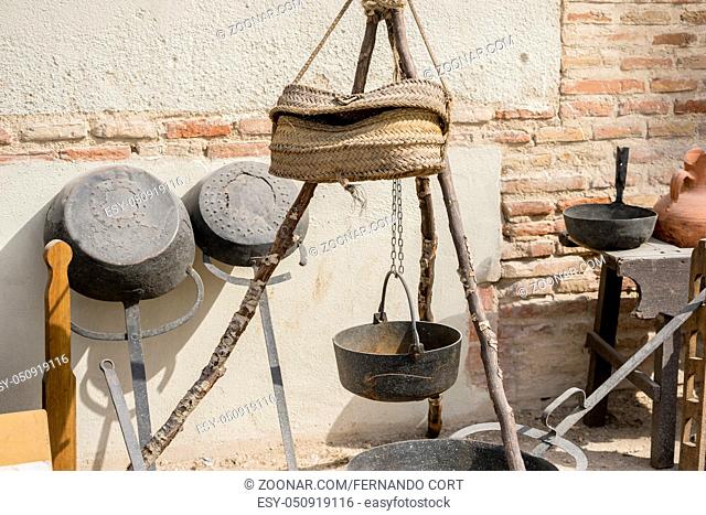 Cook tools and utensils of medieval agriculture, ancient European farming instruments