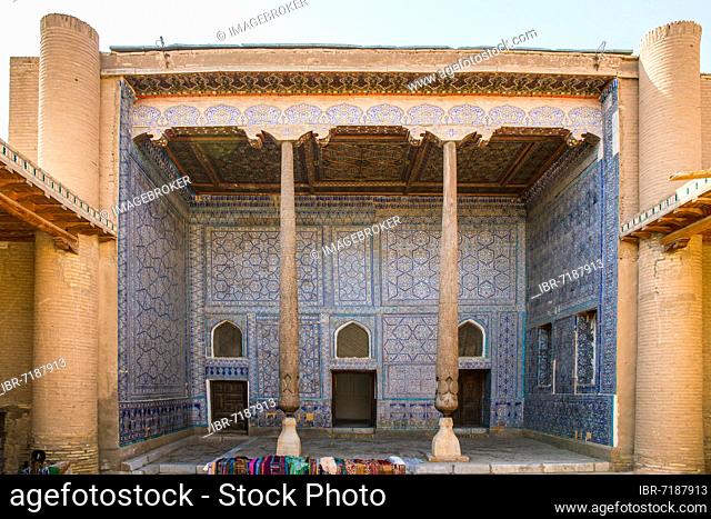 Reception Square, Ko'xna Ark Citadel, Khiva, Uzbekistan, Khiva, Uzbekistan, Asia