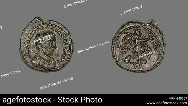 Coin Portraying Emperor Gallienus - AD 253/260 - Roman, minted in Alexandria, Egypt - Artist: Ancient Roman, Origin: Roman Empire, Date: 253 AD-260 AD