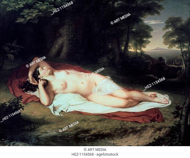 'Ariadne Asleep on the Island of Naxos', 1809-1814. From the Pennsylvania Academy of the Fine Arts, USA