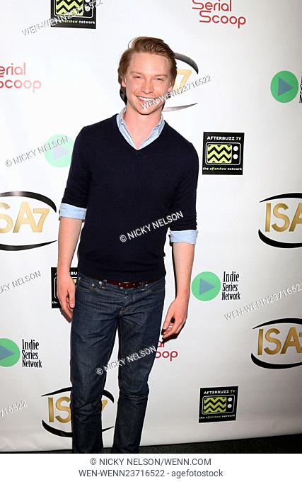 7th Annual Indie Series Awards at the El Portal Theater - Arrivals Featuring: Callum Worthy Where: North Hollywood, California