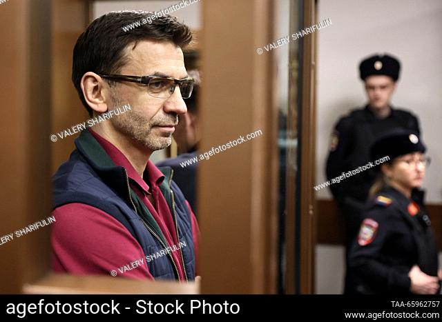 RUSSIA, MOSCOW - DECEMBER 21, 2023: Russia's former open government minister Mikhail Abyzov charged with embezzling 4bln roubles and forming a criminal group...