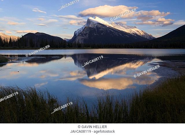 Mount Rundle and Vermillion Lakes, Banff-Jasper National Parks, Alberta, Canada