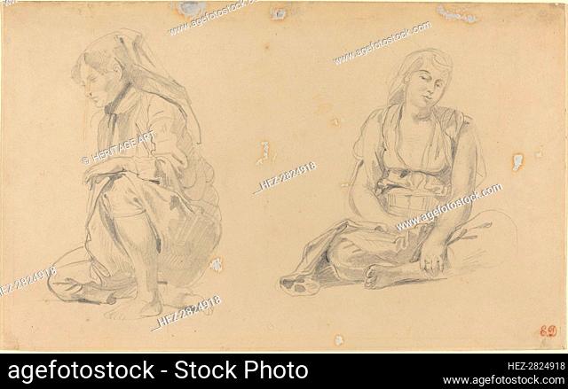 Women of Algiers, 1833. Creator: Eugene Delacroix