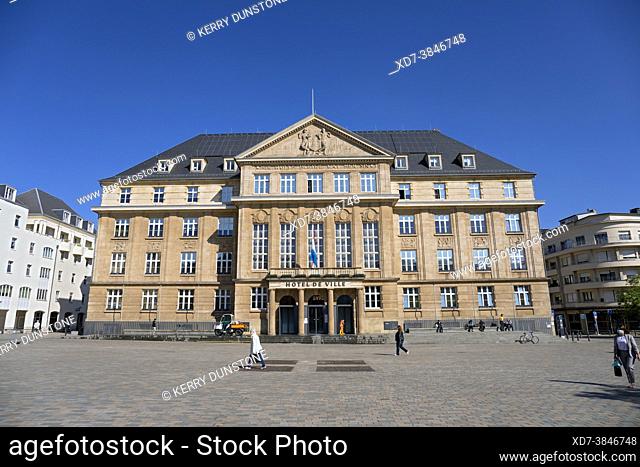 Europe, Luxembourg, Esch-sur-Alzette, Hôtel De Ville (Town Hall)