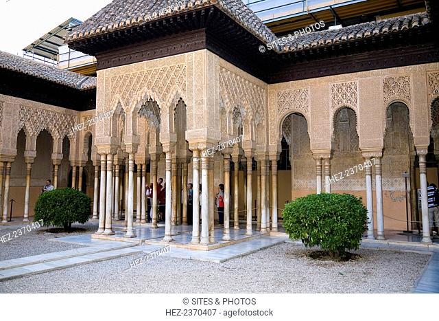 Nasrid Palaces, Alhambra, Granada, Spain, 2007. The Alhambra is a palace and fortress complex of the Moorish rulers of Granada in southern Spain