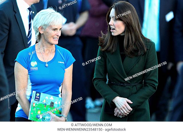 Duchess of Cambridge leaves Craigmount High School Edinburgh. Duchess of Cambridge to join Judy Murray tennis class. Tennis on the Road was created by Ms Murray...