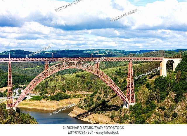 Garabit Viaduct, Cantal Department, Auvergne, France
