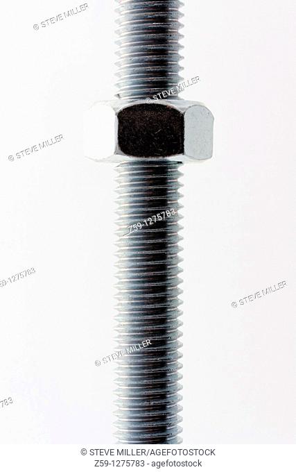 clip image - thread rod and nut