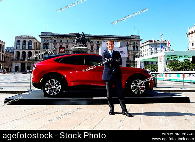 Inauguration of the Milano Monza Open-air Motorshow (MIMO) in Piazza del Duomo in Milan, Italy. 62 car manufacturers display their new hybrid and electric...