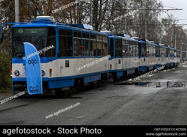 The Transport Company Ostrava in Czech Republic is sending the first six of the 25 T6A5 trams it donated to the city of Konotop to Ukraine on 14 December 2023