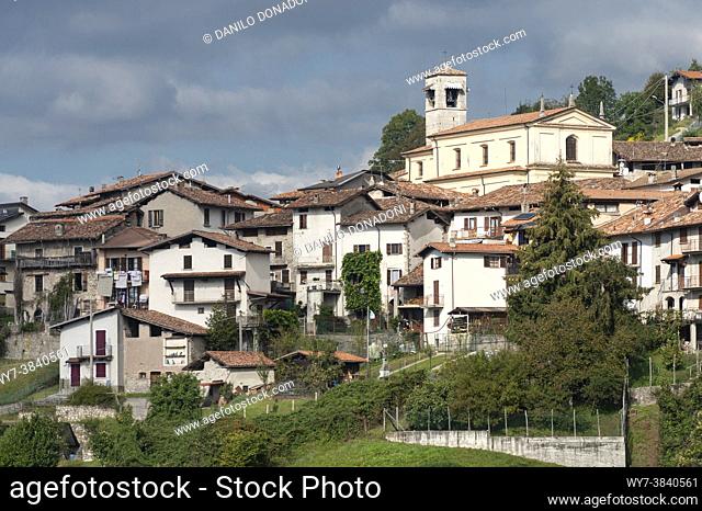 village view, belprato, italy