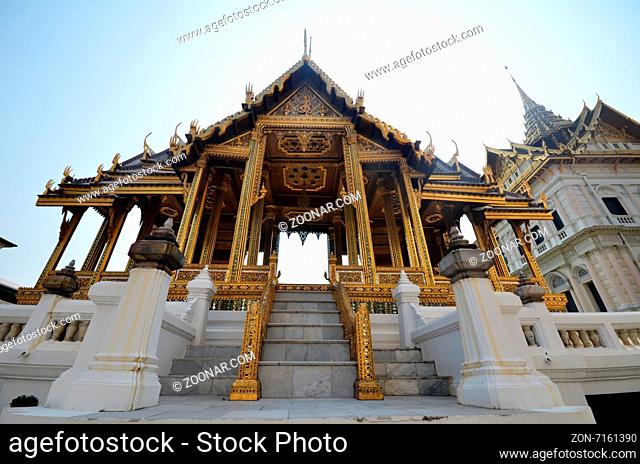 Golden Stupa, Royal Palace. The Grand Palace, Bangkok, Thailand