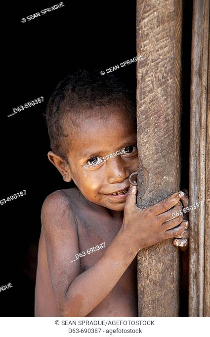 Boy of Aosera village, Oecussi-Ambeno. East Timor