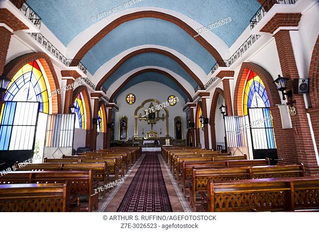 Interior of Our Lady of Refuge Church (Parroquia Nuestra Señora del Refugio),  Hidalgo Park, Stock Photo, Picture And Rights Managed Image. Pic.  Z7E-3026523 | agefotostock