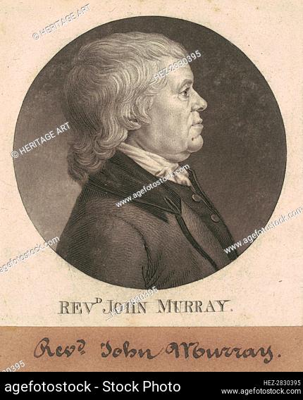 John Murray, 1802. Creator: Charles Balthazar Julien Févret de Saint-Mémin