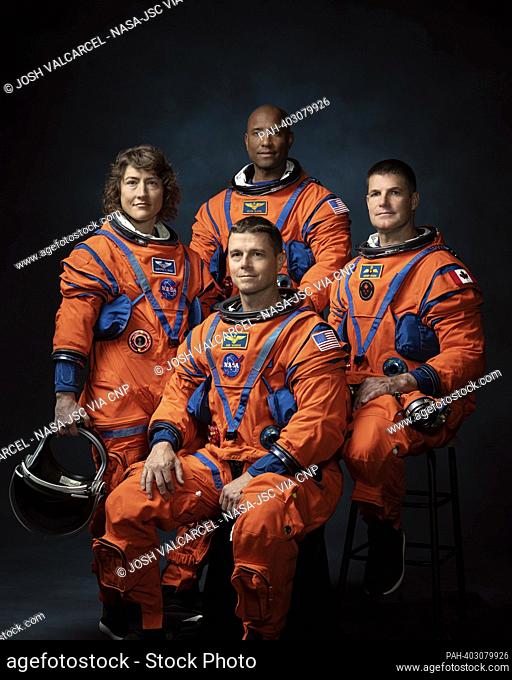 From left: NASA Astronauts Christina Koch, Victor Glover, Reid Wiseman, Canadian Space Agency Astronaut Jeremy Hansen, were announced Monday, April 3