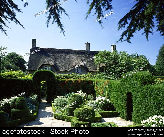 The White Garden, Hidcote Manor Gardens, Gloucestershire, England