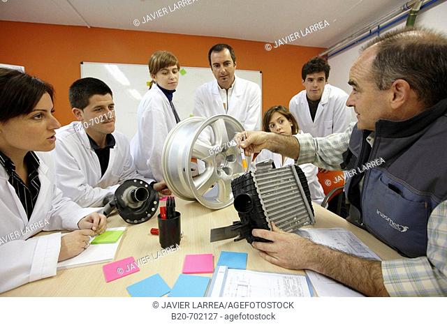 Brainstorming room, training and development ideas, Automotive industry Unit. Fundación Inasmet-Tecnalia, Centro de Investigación