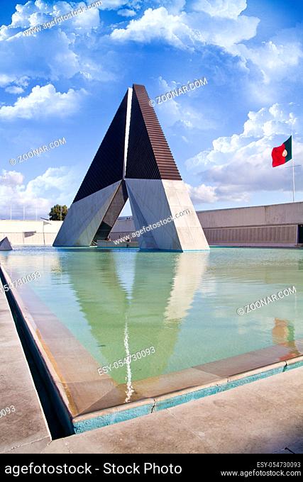 View of the monument that represents an homage to the Portuguese Soldiers fallen in the Ultramar war 1961-1975. Lisbon, Portugal