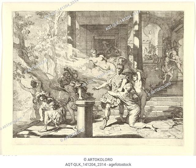 Aeneas goes to war, Gerard de Lairesse, 1667