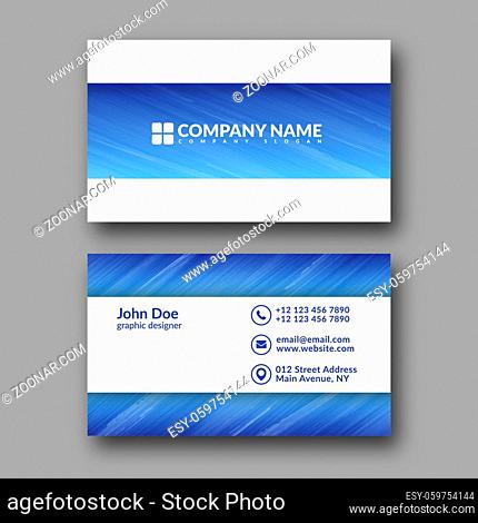 Abstract Modern Business Card Template