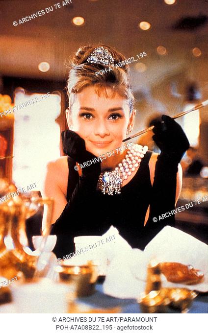 Breakfast at Tiffany's  Year: 1961 USA Audrey Hepburn  Director: Blake Edwards. It is forbidden to reproduce the photograph out of context of the promotion of...