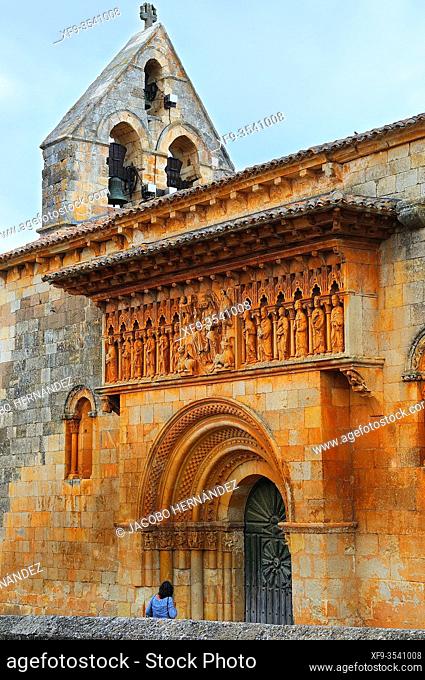 Romanesque church of San Juan Bautista. Moarves de Ojeda. Palencia province. Castilla y León. Spain
