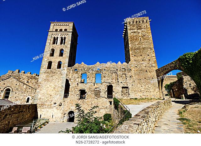 Sant Pere de Rodes monastery. Romanesque. El Port de la Selva