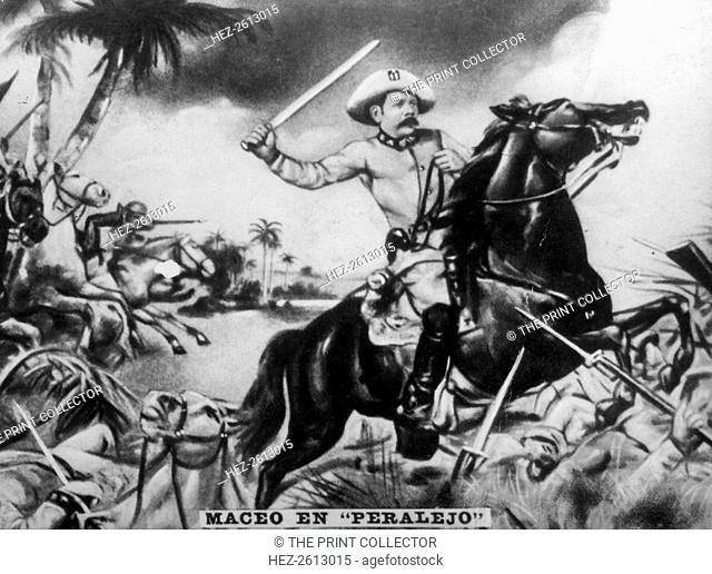 Battle of Peralejo, (1895), 1920s. Artist: Antonio Maceo